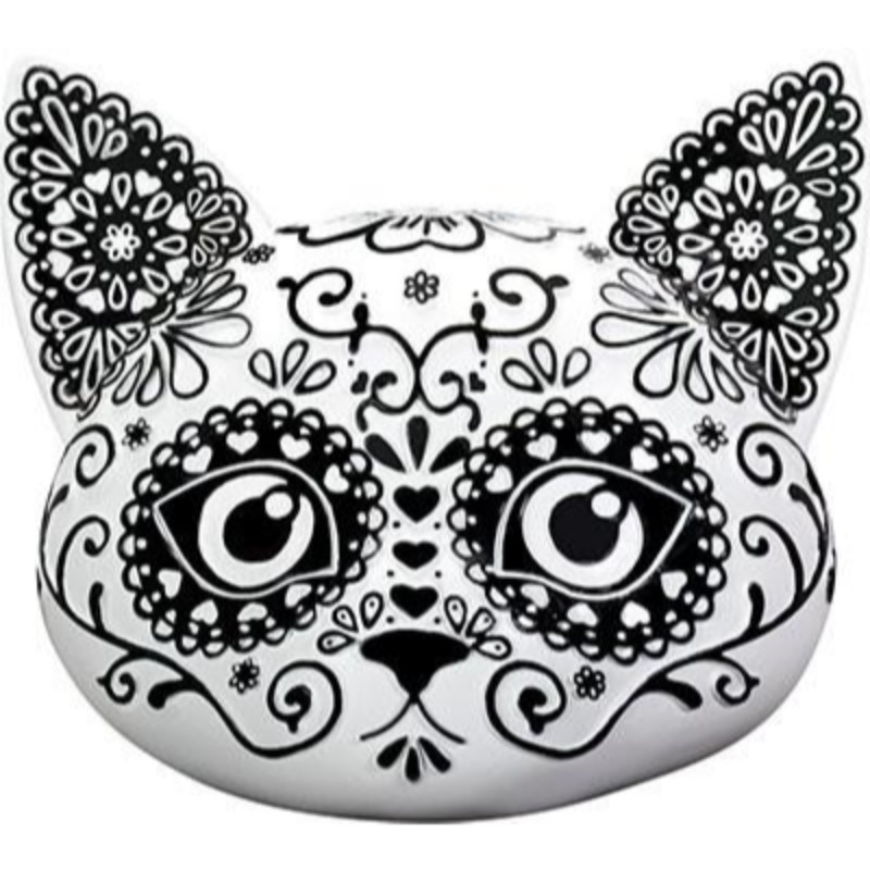 sugar skull kitty plush